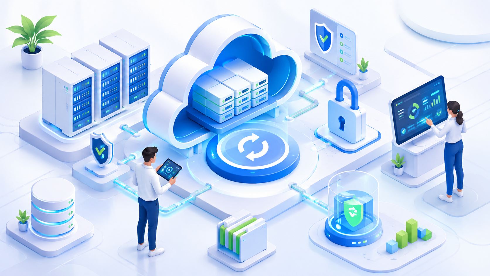 Infraestructura TI y respaldos en la nube administrados por RealNet